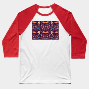 Paisley Indian Mandala Baseball T-Shirt